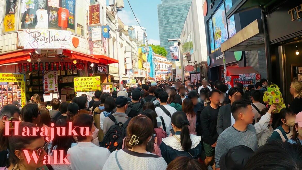 Harajuku Tokyo in Japan walking tour 18【4K】4.2023 Harajuku Tokyo in Japan walking tour 18【4K】4.2023