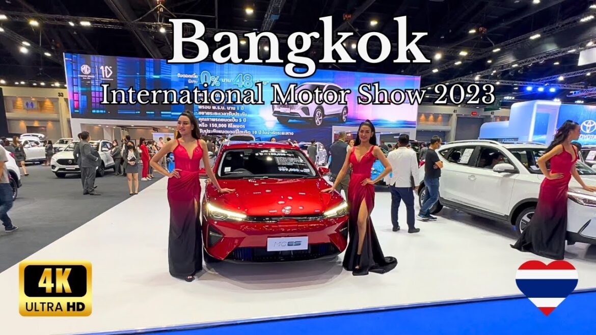 [4K] 🇹🇭 Walking Tour in Bangkok International Motor Show 2023 - FULL TOUR
