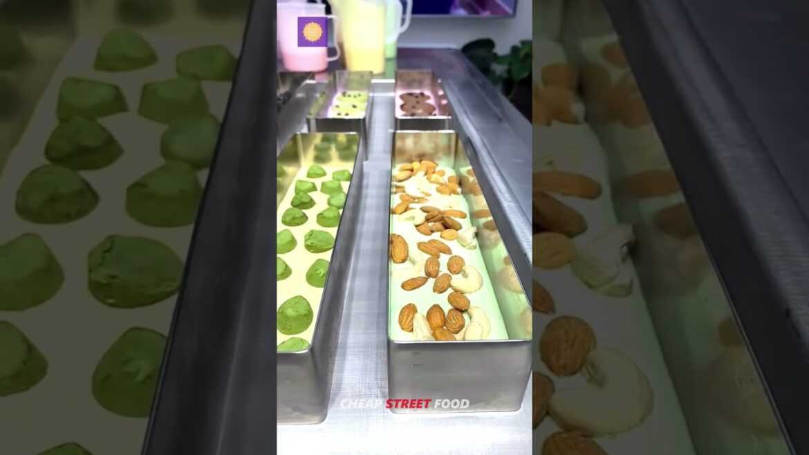 Satisfying ASMR Street Ice Cream Rolls #shorts #streeticecream Satisfying ASMR Street Ice Cream Rolls #shorts #streeticecream