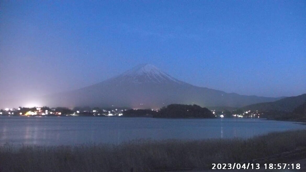 [LIVE]【2023.4.13】富士山ライブ　大石公園　河口湖　ライブカメラ