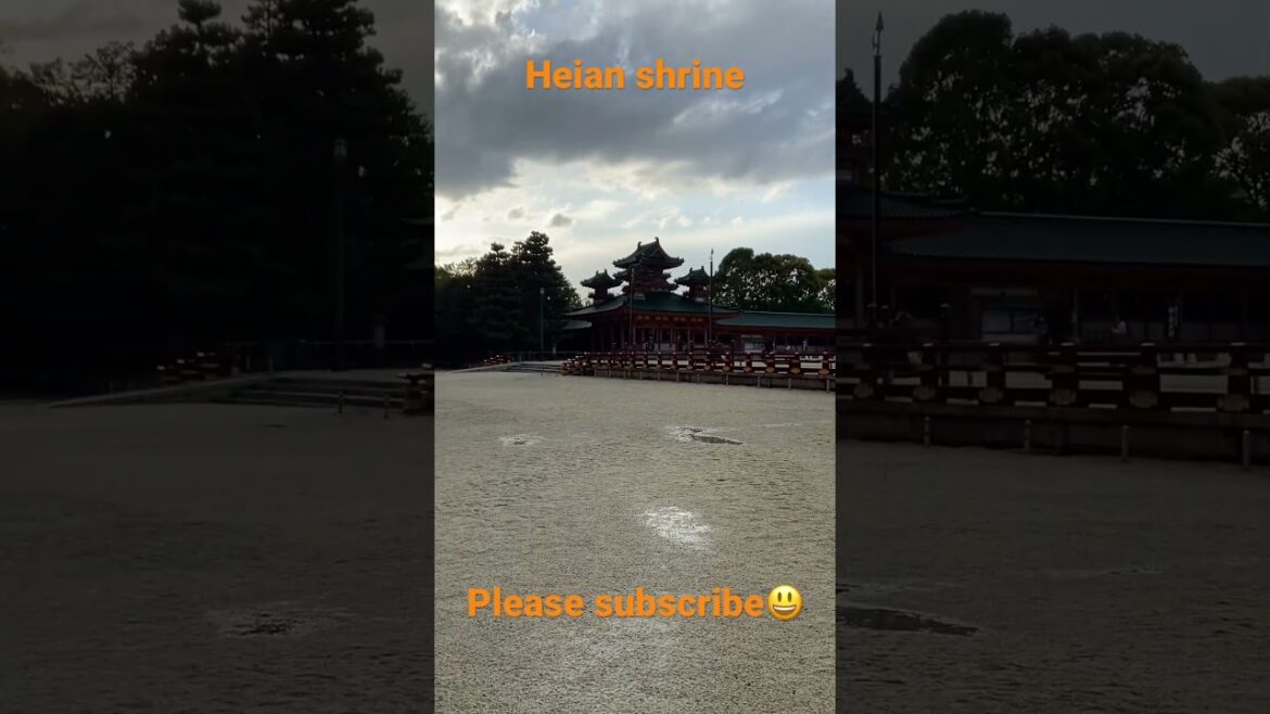 【KYOTO 】Heian shrine #kyoto #shorts #japan #travel #walking #pleasesubscribe #shrine #trip