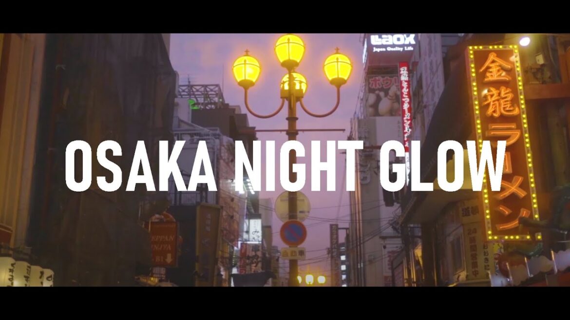 [4K] OSAKA NIGHT GLOW | Cinematic Travel Video DJI Ronin-sc Sony α7C