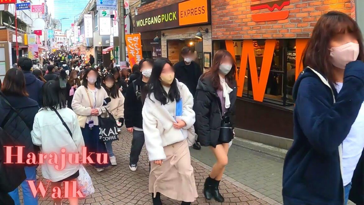 Harajuku Tokyo in Japan walk tour. 16【4K】2.2023 Harajuku Tokyo in Japan walk tour. 16【4K】2.2023