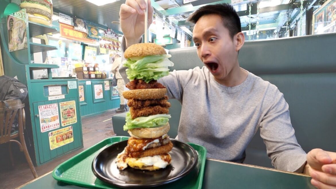 EPIC Burger Tower in Hakodate, Japan!
