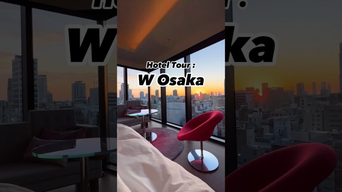Hotel tour : W Osaka #shorts #travelvlog #japantravel #japanvlog #hoteltour