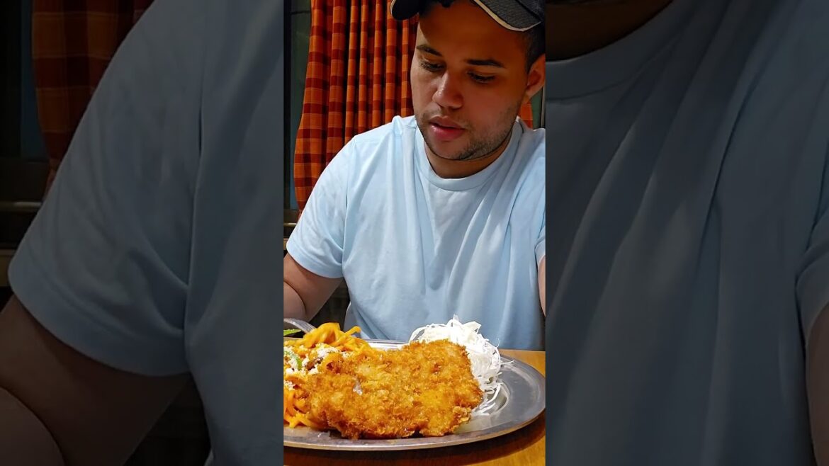 I tried the world famous Napolitan in Yokohama, Japan