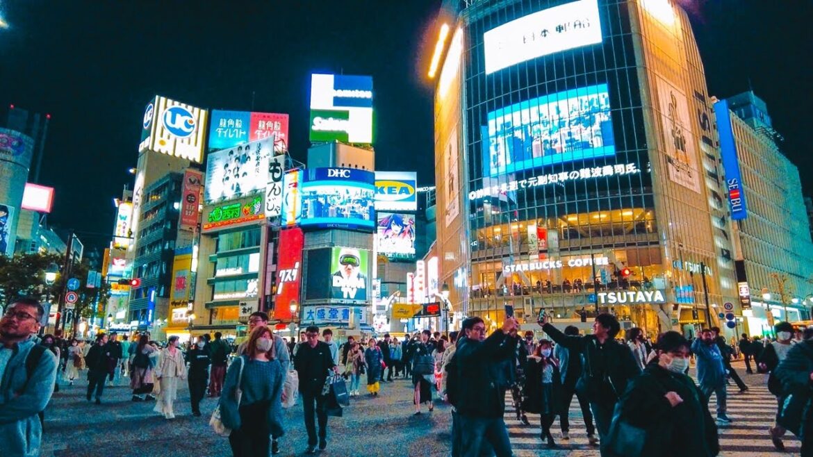 渋谷の夜散歩 4K 2023年4月③（Night Walk in Shibuya, Tokyo - Apr 2023 part 3）