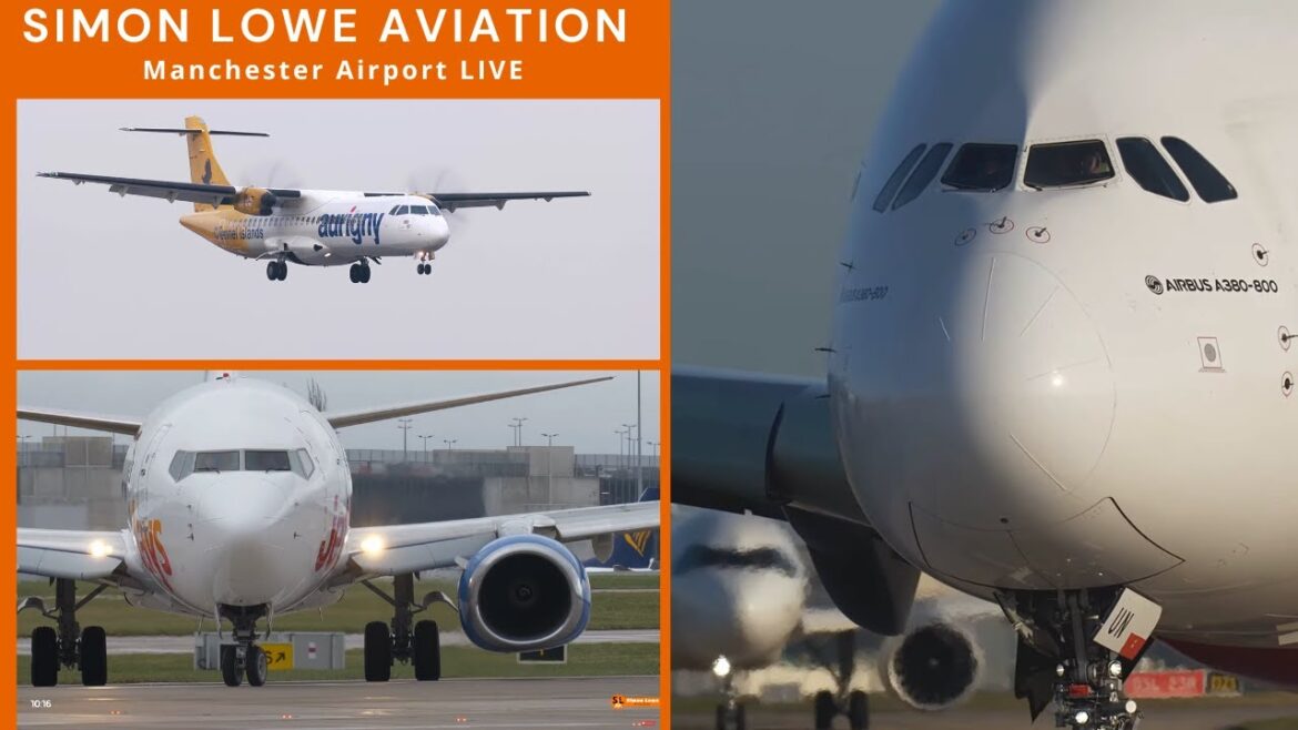 π΄| Manchester Airport Live – RWY 05L departures – 05R arrivals – 18th April π΄| Manchester Airport Live - RWY 05L departures - 05R arrivals - 18th April