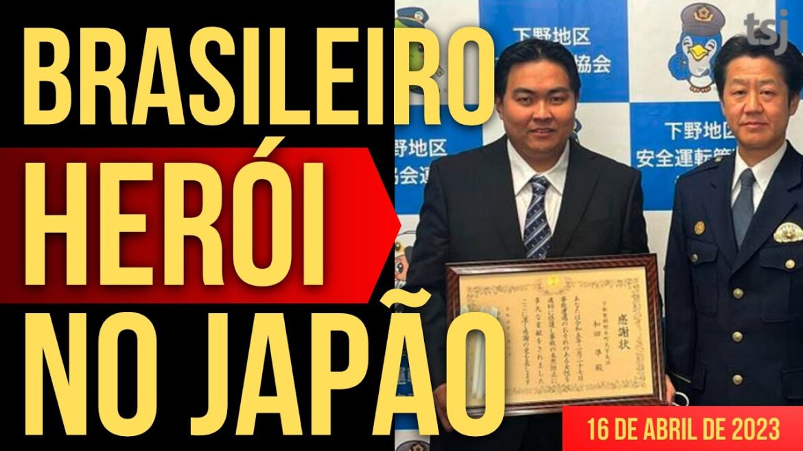 BRASILEIRO HERÓI NO JAPÃO É HOMENAGEADO - 16/ABRIL/2023