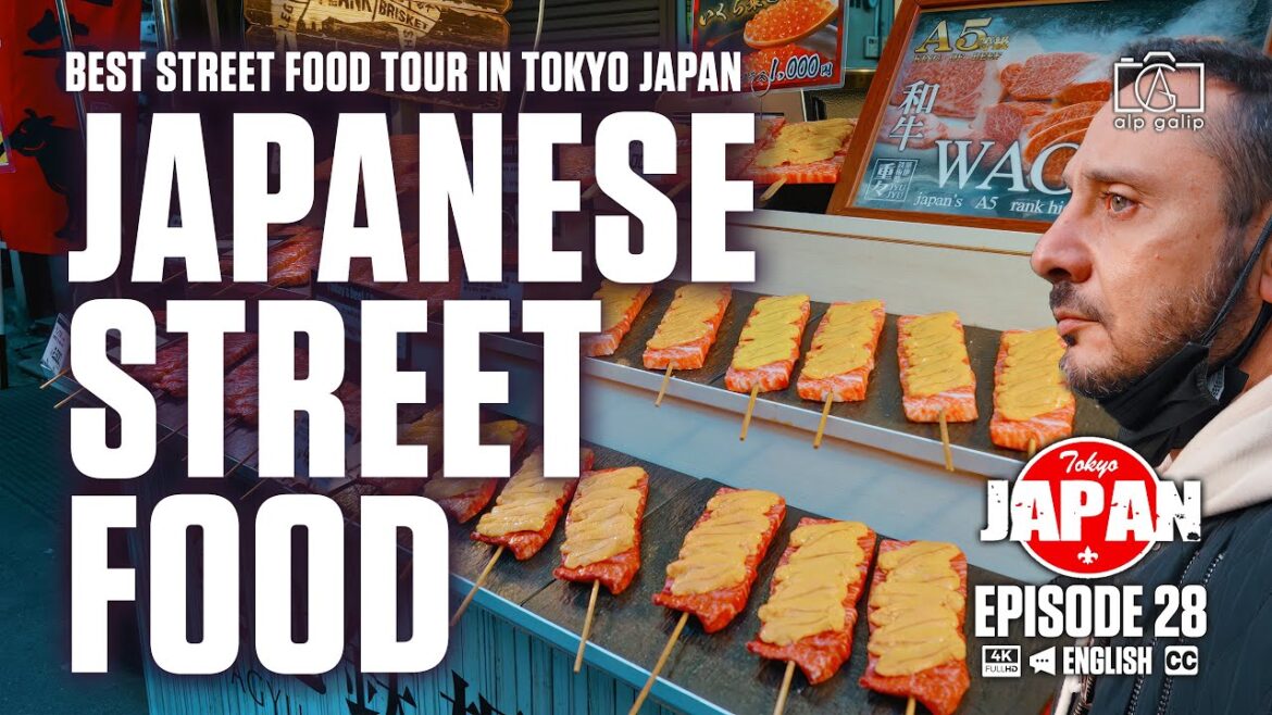 Japanese Street Food! Best street food tour in Tokyo Japan