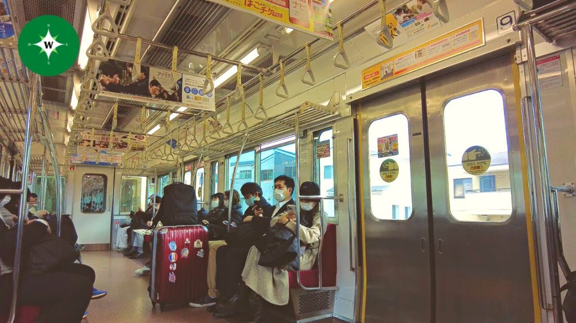 [4K] A Peaceful Ride from Shinjuku Station to Fujisawa Station on the Odakyu Line