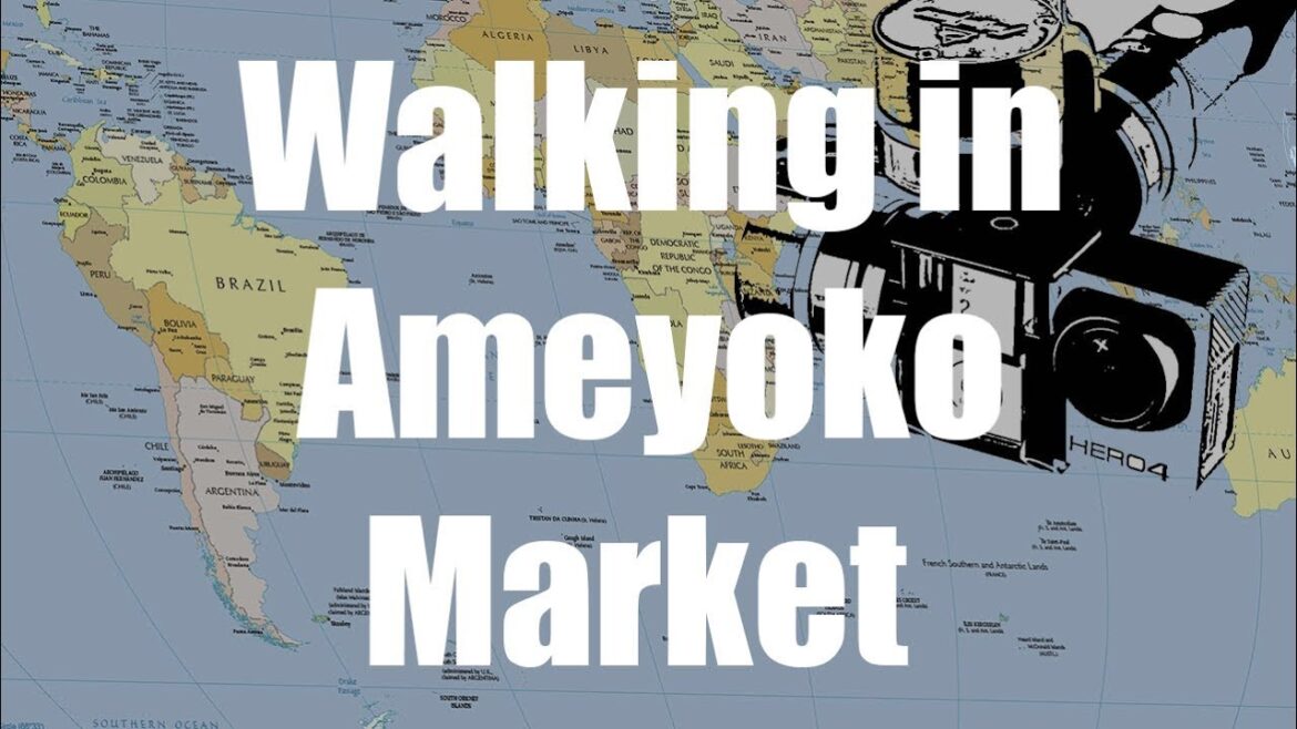 Ameyoko market walk, UENO, Tokyo, Japan - Virtual Trip