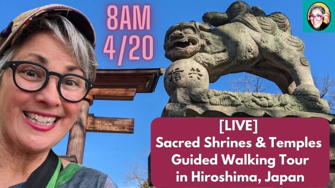 {LIVE} Early morning sacred shrines & temples | Guided Hiroshima, Japan tour with Joy