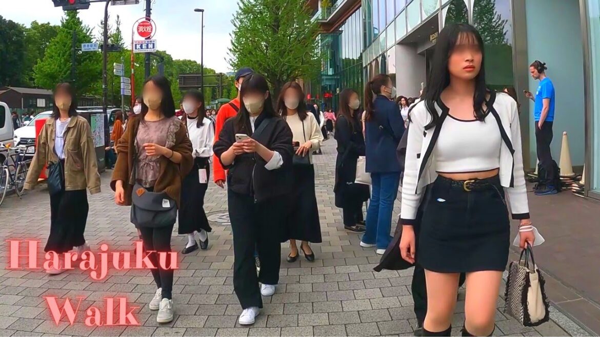 Harajuku Tokyo in Japan walk tour. 【4K】4.2023 Harajuku Tokyo in Japan walk tour. 【4K】4.2023