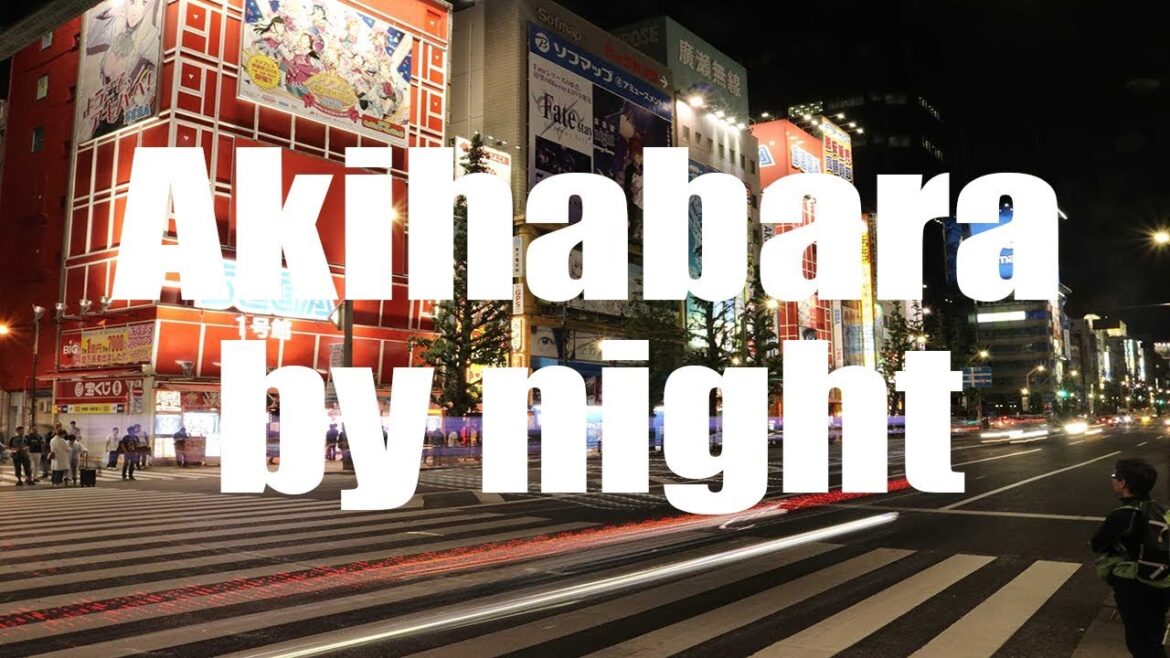 Akihabara by night, Tokyo, Japan, 秋葉原 - Canon 80D - Virtual Trip