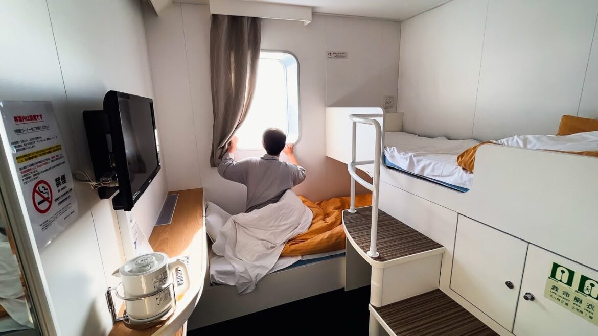 Ferry Trip on Unique-Shape 2-Story Bed in Japan ๐๏ธ๐ณ๏ธ | Taiheiyo Ferry | Sendai – Hokkaido Ferry Trip on Unique-Shape 2-Story Bed in Japan ๐๏ธ๐ณ๏ธ | Taiheiyo Ferry | Sendai - Hokkaido