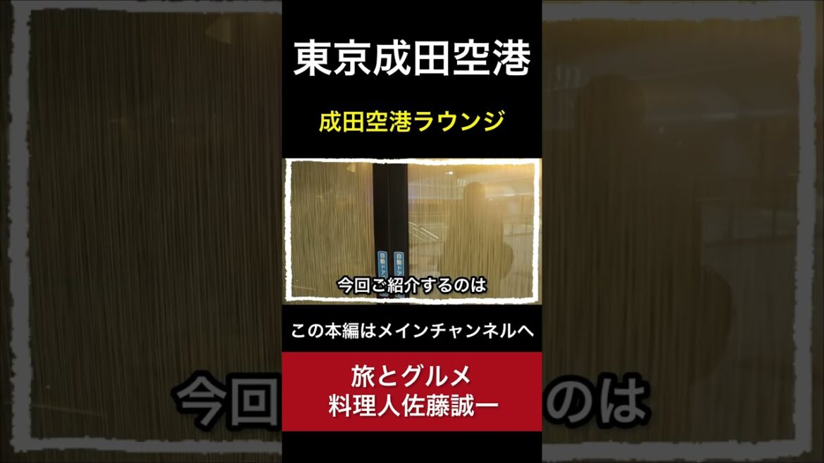 【成田空港】ビールが無料！ ゴールドカード「空港ラウンジ #12」旅narita airport  tokyo trip #Shorts