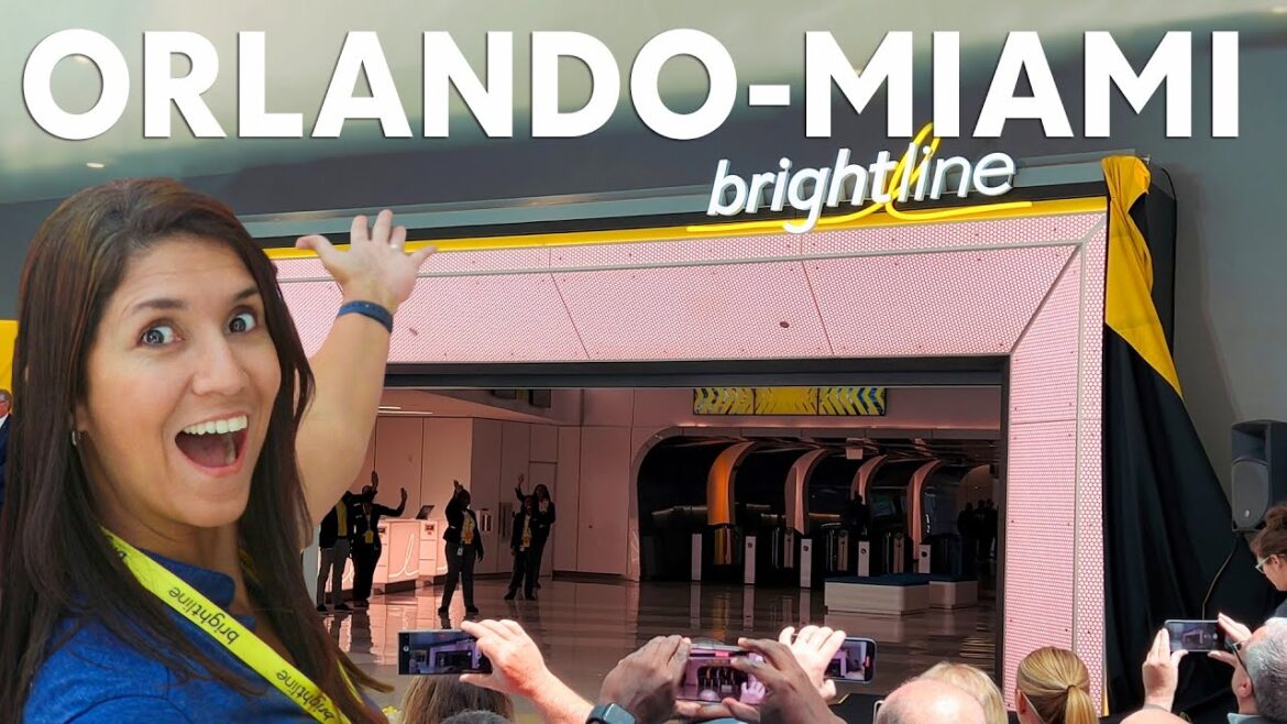 High-speed train Miami-Orlando: the Orlando station is READY!