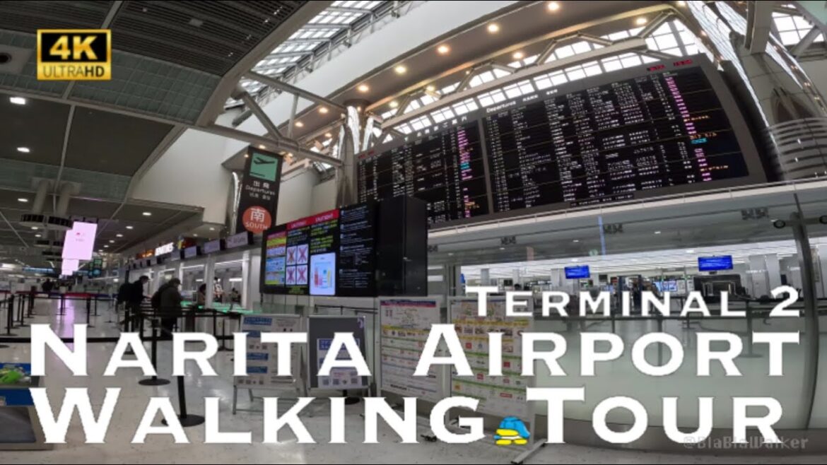 [4K] NARITA Airport Walking Tour 💛 Terminal 2 / 成田空港 散歩