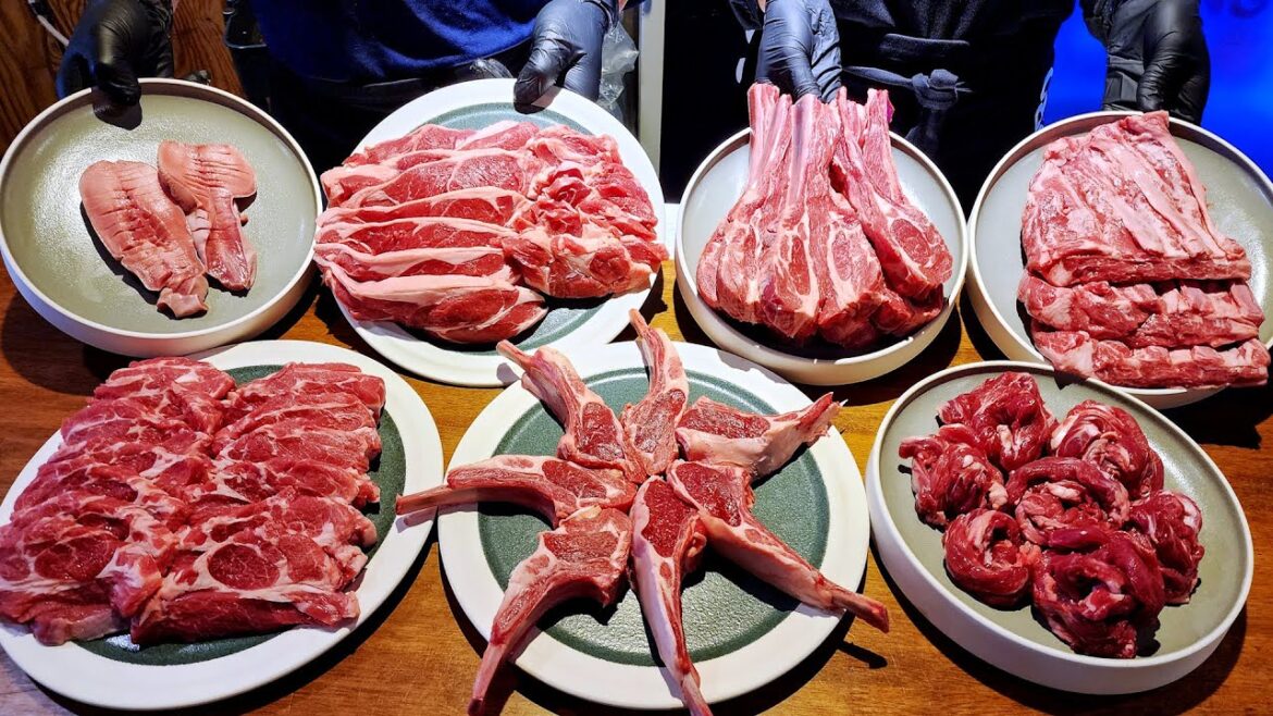 뮤지컬 배우가 제주에 차린 최고의 징기스칸 양갈비 화로구이, 양설부터 양갈비, 등심, 프렌치렉까지 한 번에, Awesome charcoal-grilled lamb in Korea