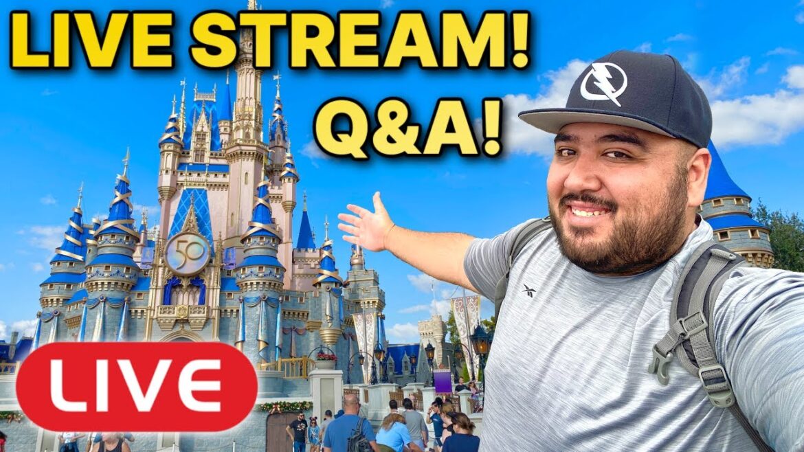 🔴 LIVE - LET'S TALK ABOUT THEME PARKS & CRUISING! Live Stream With Q&A!