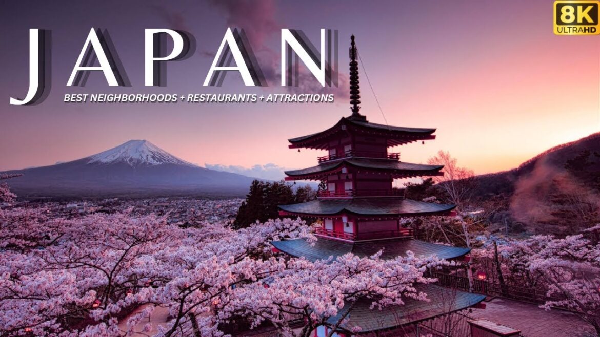 ULTIMATE TRAVEL GUIDE TO THE LAND OF THE RISING SUN JAPAN IN 8K || Best Neighborhoods + Attractions