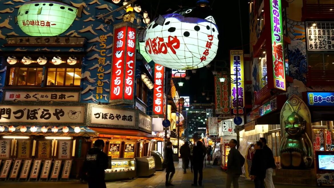 Japan Travel | Namba | Dotonburi | Shinsaibashi | Night Street | Osaka | Lofi Music | Scenic Japan Travel | Namba | Dotonburi | Shinsaibashi | Night Street | Osaka | Lofi Music | Scenic