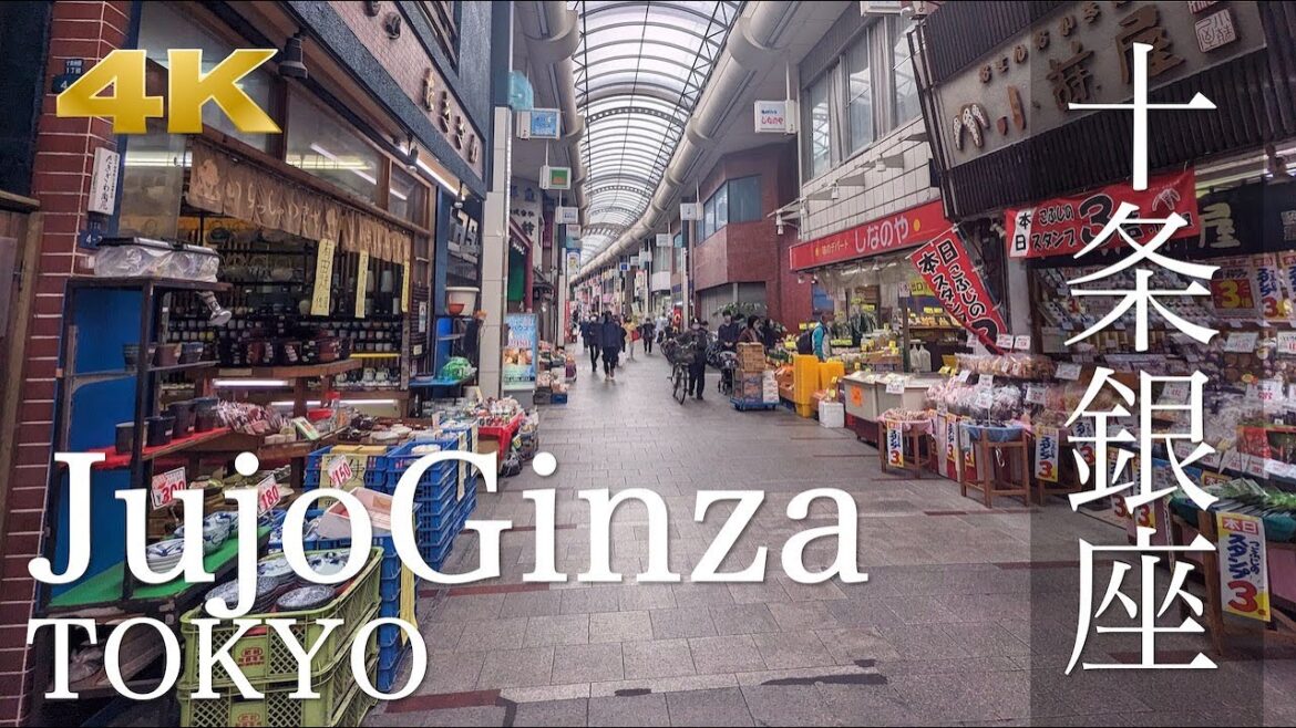 [Tokyo Walk] Jujo Ginza Shopping Street Walking Tour - 4K 👀✨