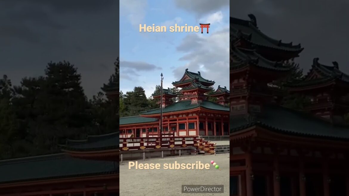 【KYOTO 】Heian shrine #kyoto #shorts #japan #travel #walking #pleasesubscribe #shrine #trip