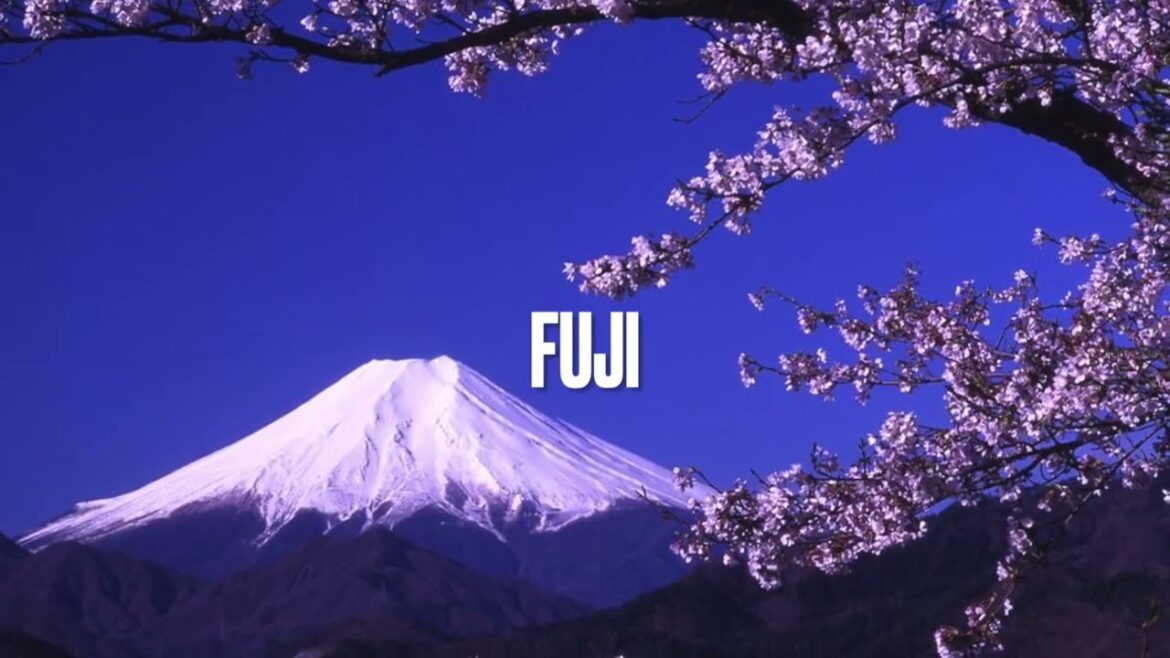 Mount Fuji Beautiful Relaxing Music and Nature The Active Volcano  Amazing View New 2022 Video