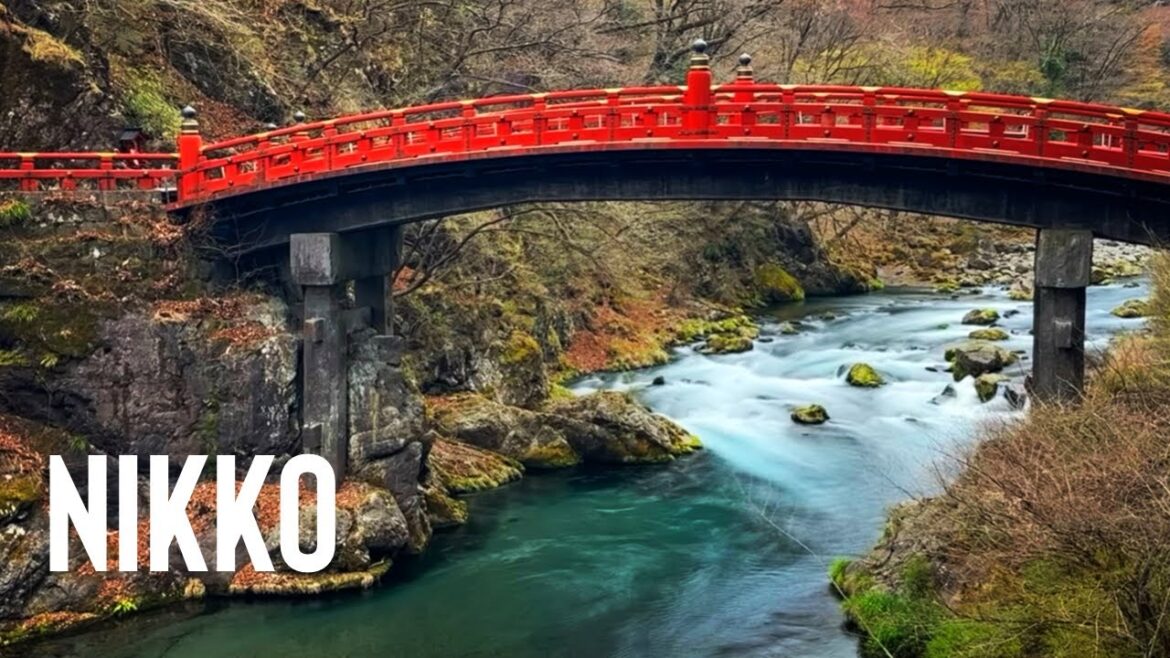 Nikko.  Japan Temple and Shrine Walk - Day Trip from Tokyo - 4K