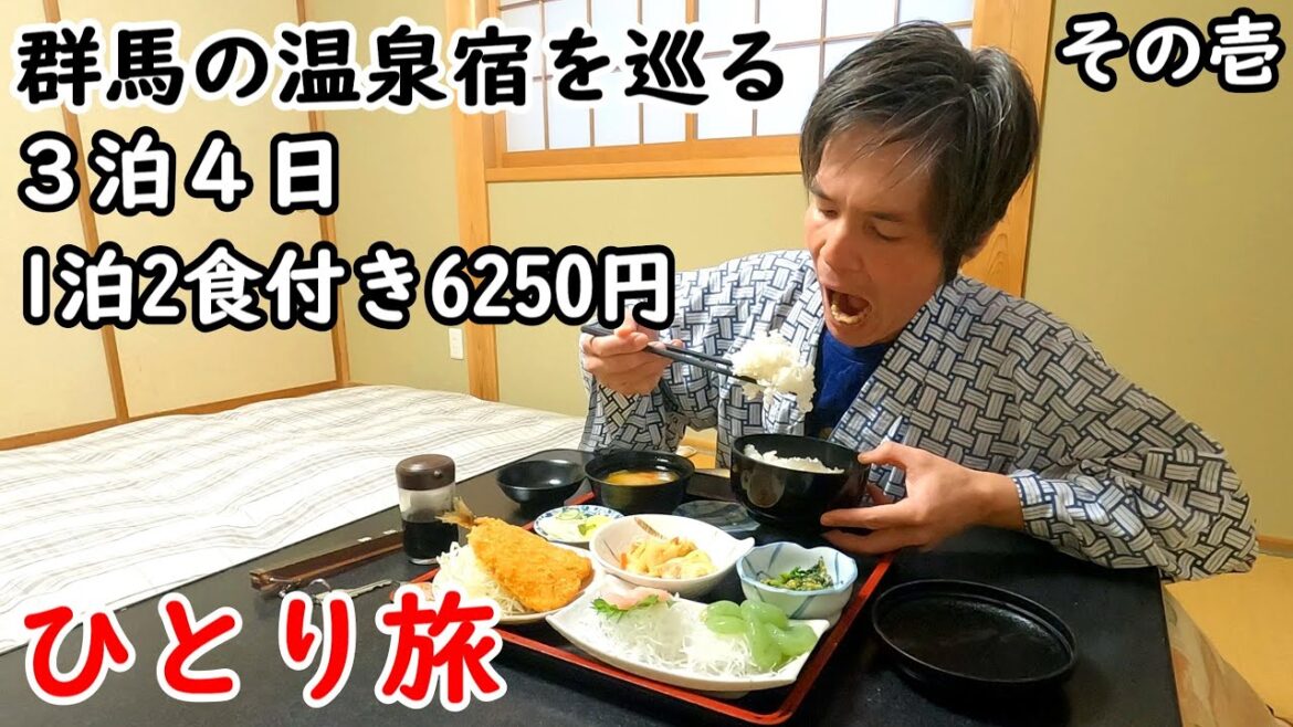 【ひとり旅】3泊4日で群馬のコスパに優れた温泉宿を巡る。群馬にもまだ知らない温泉があるようですな。根古屋城温泉を回り大塚温泉の宿に宿泊しました。