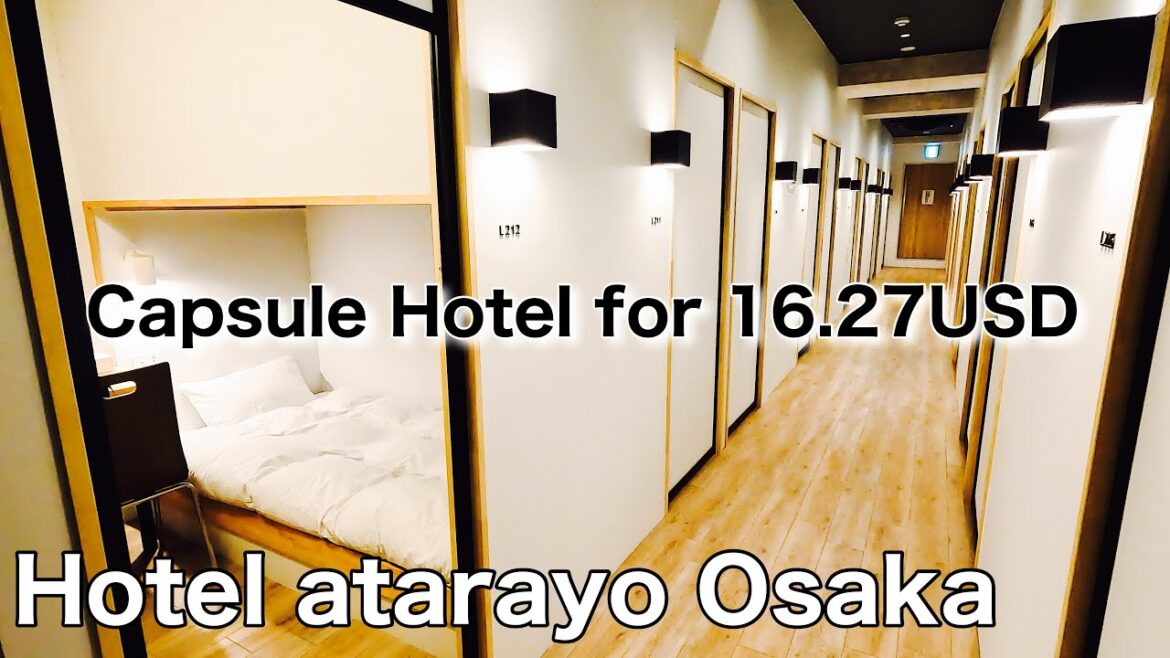 Capsule hotels 😪Very clean capsule hotel for 16USD🤑