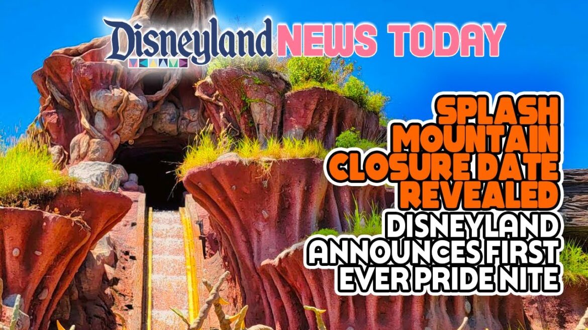Disneyland Announces First Ever Pride Nite, Splash Mountain Closure Date Revealed