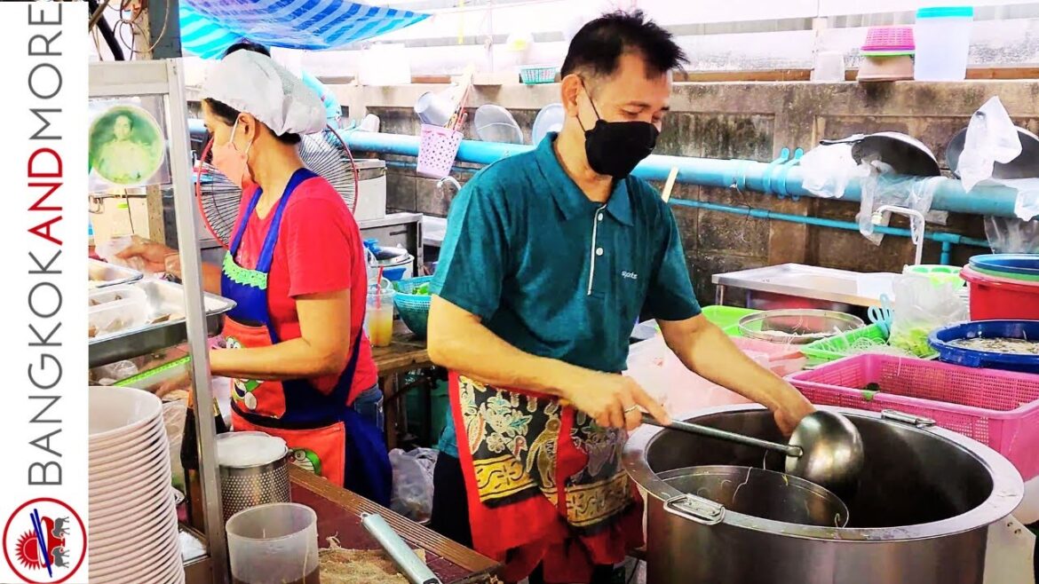 A STREET FOOD Court in Bangkok Is Always a Good Choice