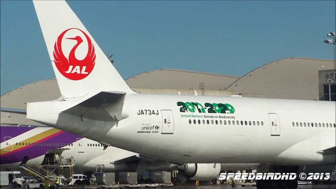 Japan Airlines 'Sky Eco' Boeing 777-346(ER) [JA734J] at LAX