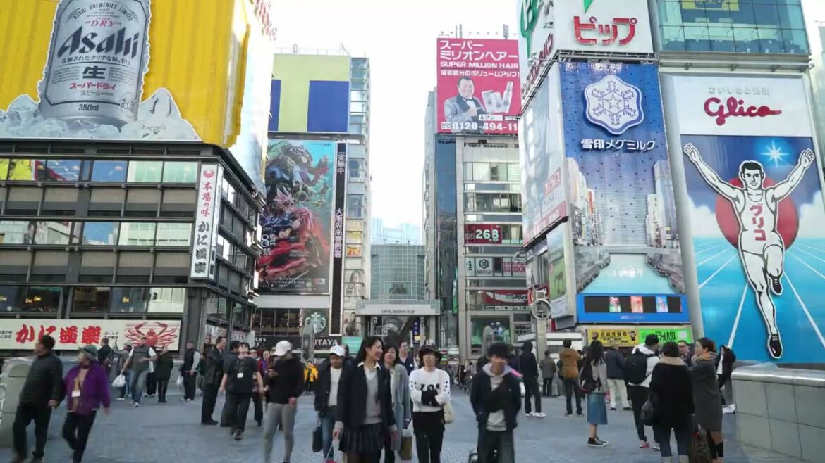 Japan Travel | Namba | Dotonburi | Shinsaibashi | Day Street | Osaka | Lofi Music | Scenic Japan Travel | Namba | Dotonburi | Shinsaibashi | Day Street | Osaka | Lofi Music | Scenic