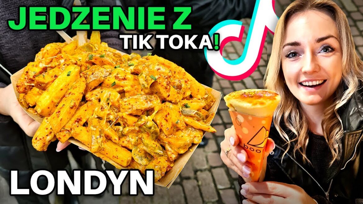 Londyn: ULICZNE JEDZENIE! Sprawdzamy jedzenie z TIKTOKa! Street food w Londynie! | Check In