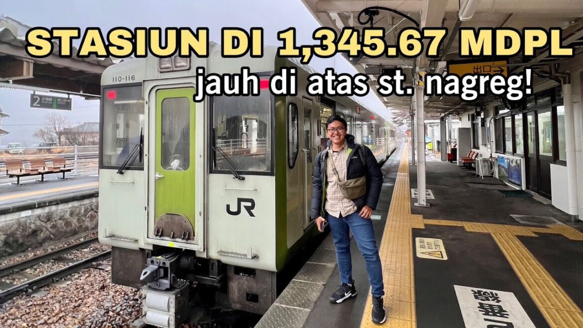STASIUN TERTINGGI DI JEPANG | KIHA 110 SERIES DIESEL TRAIN |  JAPAN RAIL SERIES EP. 5
