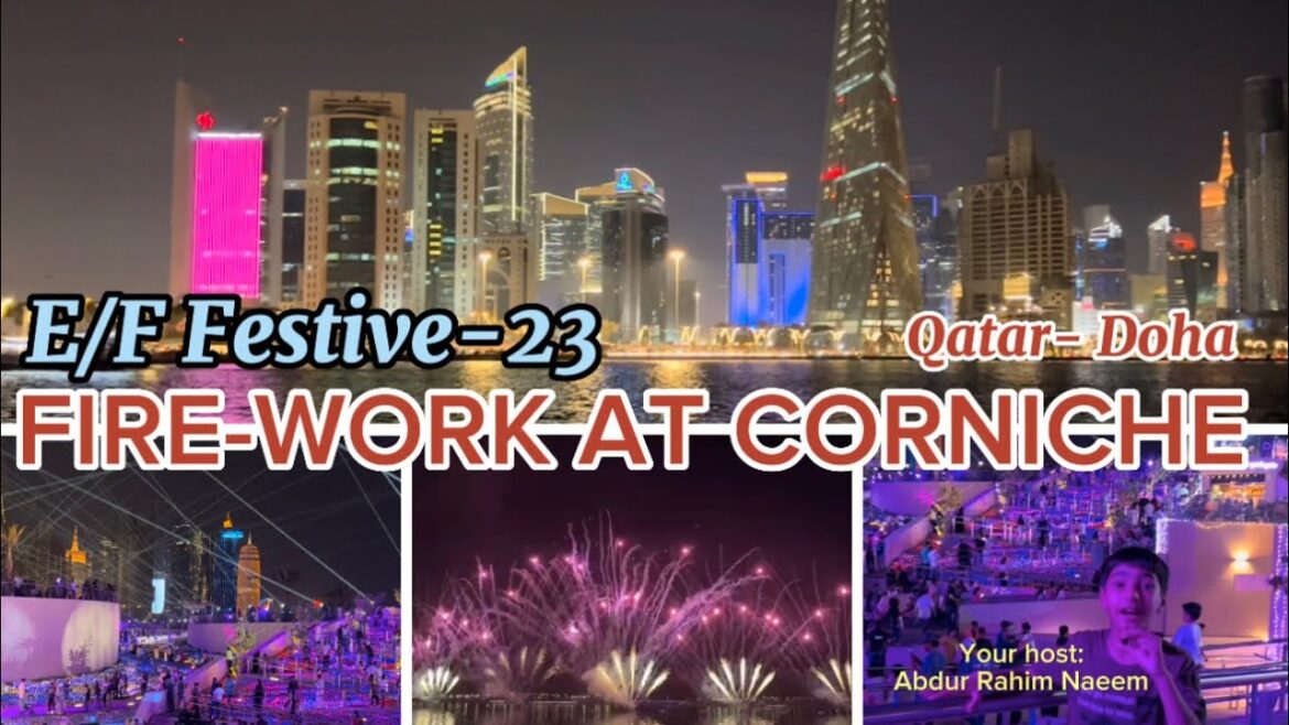 FIRE 🔥 WORK AT CORNICHE & SEA VIEW FROM BOAT E/F FESTIVE-23 #qatar #fireworks #youtube #love #uk FIRE 🔥 WORK AT CORNICHE & SEA VIEW FROM BOAT E/F FESTIVE-23 #qatar #fireworks #youtube #love #uk