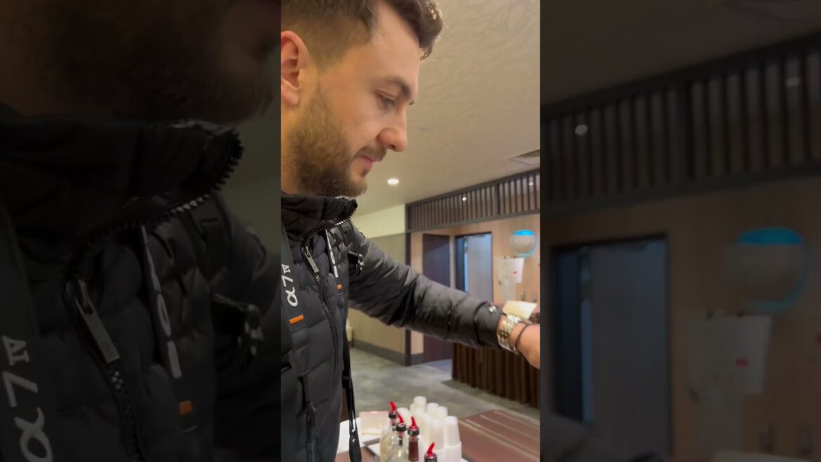 Trying Sake for the First Time in Osaka, Japan