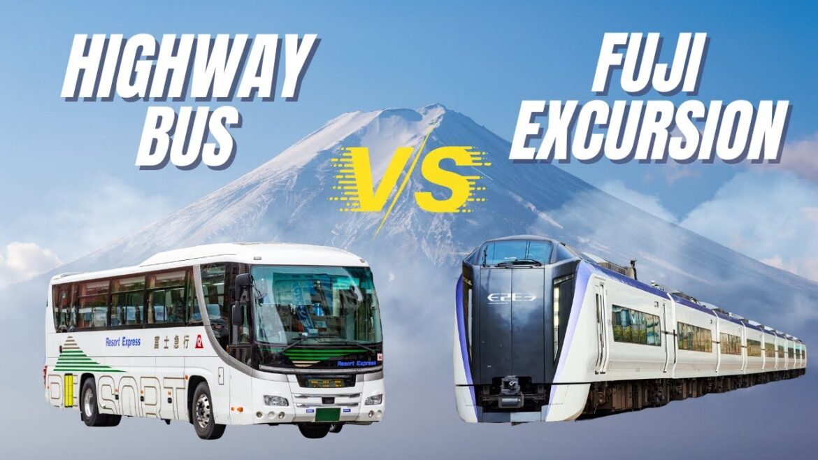 Bus or Train? Which is better for the Sakura viewing trip to the Mt Fuji area?