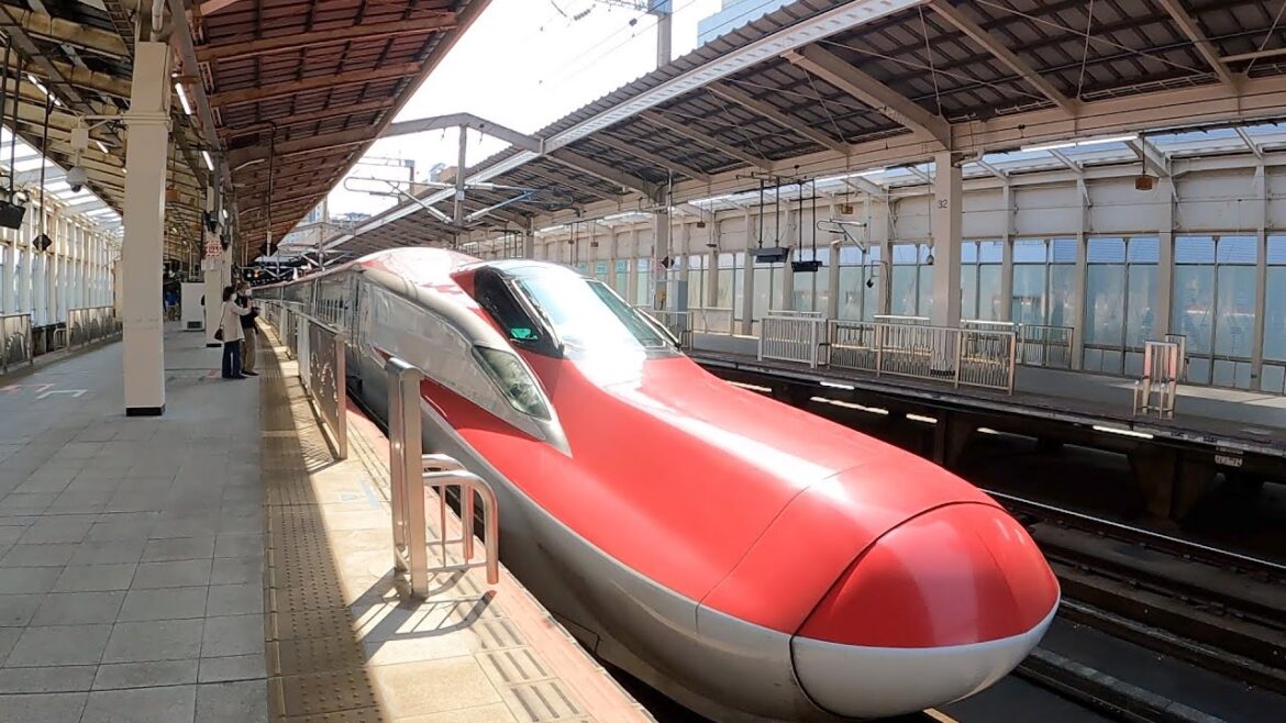 [Shinkansen komachi]日本最速320km/h憧れのE6系新幹線こまちに乗ってきた！仙台→東京