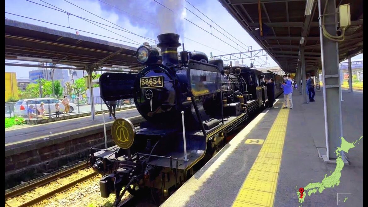 日本最古の現役１００歳の蒸気機関車はいつも３秒でチケットが完売。私はそのSLに乗ってみた。しかし、２０２４年の３月に引退します。ありがとうS L人吉『ハチロク』。J R九州。熊本ー鳥栖。