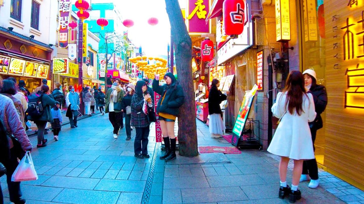 Yokohama Chinatown 🐶🍻 Feel exotic ♪ 4K ASMR non-stop 1 hour 03 minutes Yokohama Chinatown 🐶🍻 Feel exotic ♪ 4K ASMR non-stop 1 hour 03 minutes