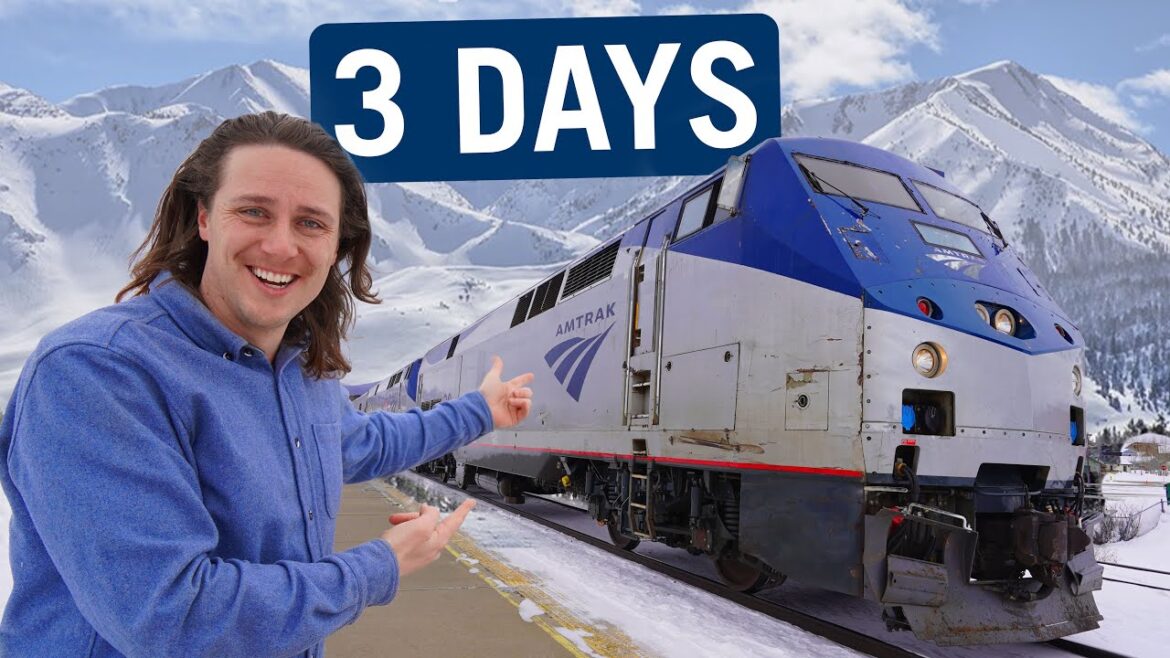 82hrs on Amtrak's MOST SCENIC TRAIN! - The California Zephyr