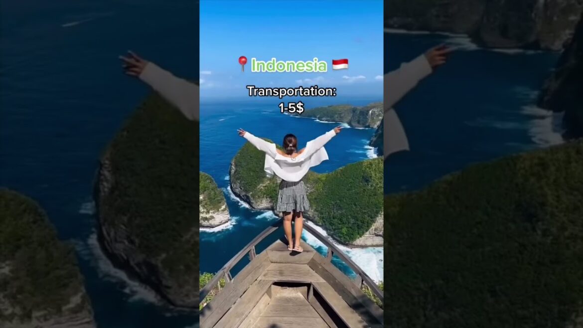 CHEAPEST PLACES TO TRAVEL WHEN YOUNG AND BROKE pt.3 #travel #shorts