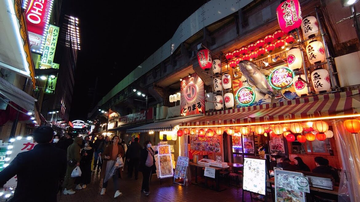 Okachimachi Walk in Tokyo |  Japan [4K]