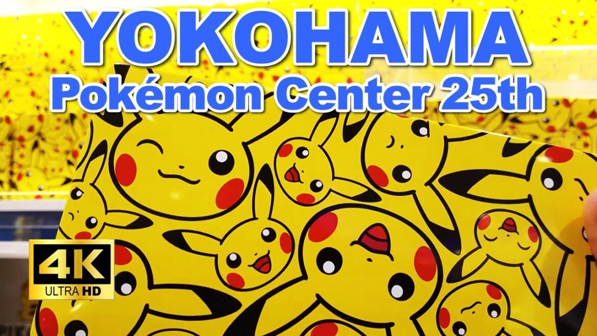 【4K🇯🇵】Yokohama Walking Tour - Pokémon Center 25th Anniversary
