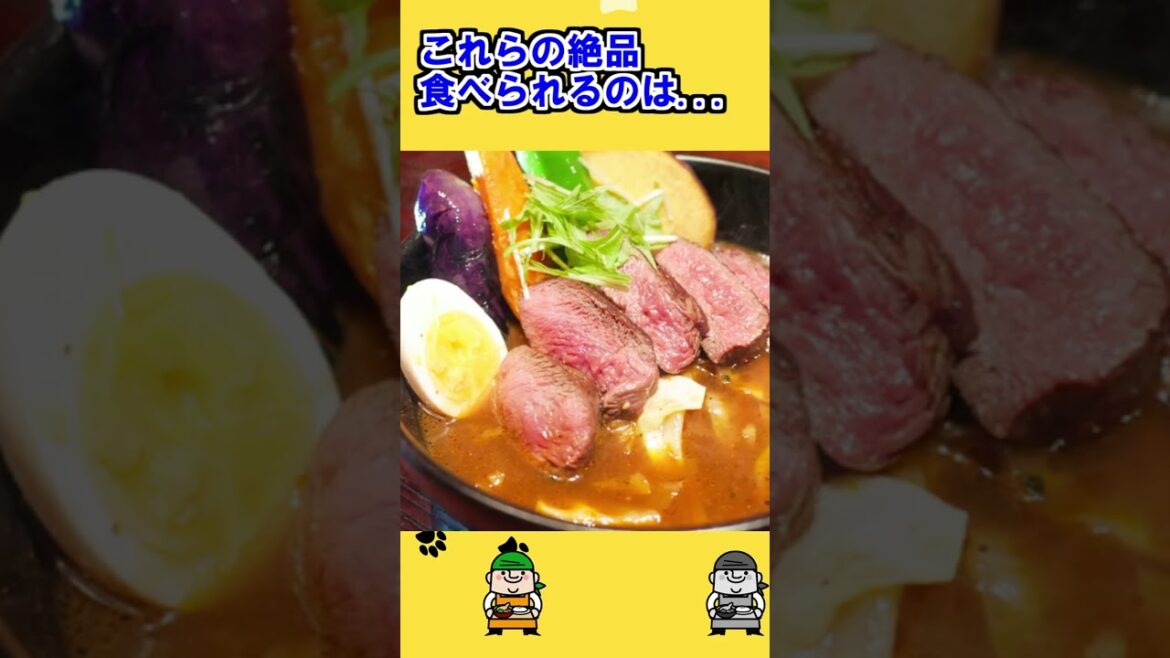 【絶品！美味しすぎて涙😭】必見！絶対に外さないスープカレー！札幌来たら〇〇へ行け！！